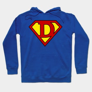 Superhero Symbol Letter D Hoodie